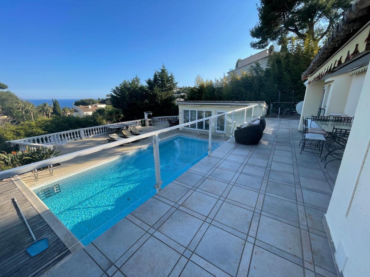 Villa Avec Piscine Vue Sur La Mer Канны Экстерьер фото